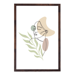 Paloma cornice per foto 60x90 cm in legno affumicato