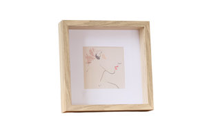 Salma cornice profonda rovere 25x25 cm