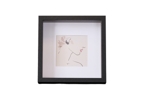 Salma cornice profonda nera 25x25 cm