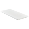 Coprimaterasso Henry bianco in schiuma PU 90x200x4 cm