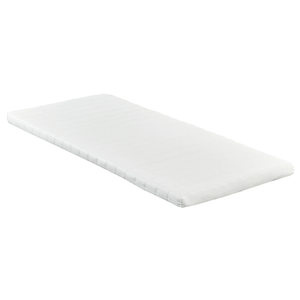 Coprimaterasso Henry bianco in schiuma PU 90x200x4 cm
