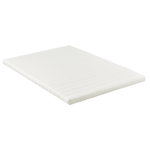 Premium Aksel topper bianco in memory foam 140x200x7 cm