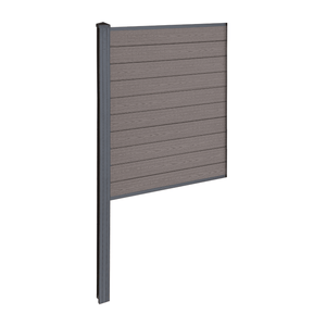 Finley recinzione in WPC modulo intermedio - A: 150 x L: 95 cm - Marrone