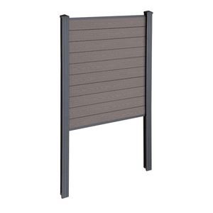 Finley recinzione in WPC modulo iniziale - A: 150 x L: 95 cm - Marrone