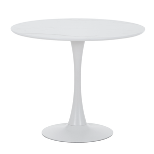 Tavolo da pranzo Diego in marmo bianco Ø90 cm