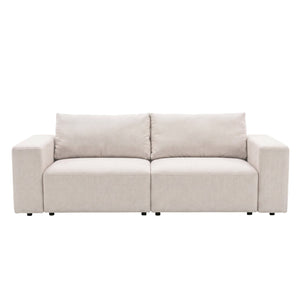 Noelle Divano letto in tessuto beige