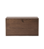 Berto - scarpiera da parete in rovere affumicato 76x24x43 cm