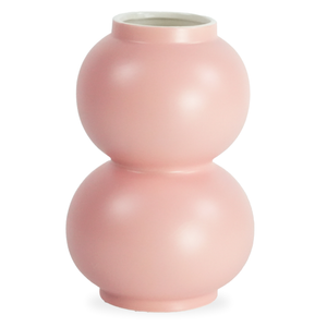 Becca vaso in ceramica rosa a forma di bolle 21 cm