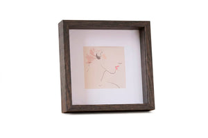 Salma cornice profonda rovere fumé 25x25 cm
