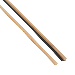 Listelli di finitura per pannelli acustici in impiallacciatura di rovere 2400x45x18 mm - Destra & sinistra (2 pz)