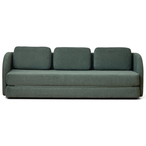 Katarina - Divano letto pieghevole verde L: 217 x P: 77/145 x A: 75 cm