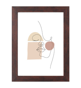 Lea - Cornice per foto 13×18 cm in legno affumicato