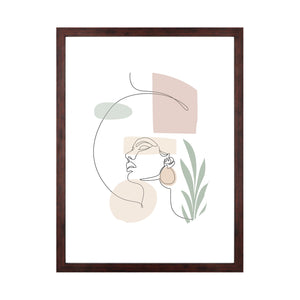 Lea - Cornice per foto 30×40 cm in legno affumicato