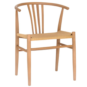 Naomi sedia da pranzo in faggio con seduta intrecciata