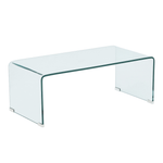 Nicole tavolino in vetro 95x45x35 cm