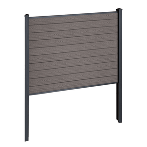Finley recinzione in WPC modulo iniziale - A: 150 x L: 185 cm - Marrone