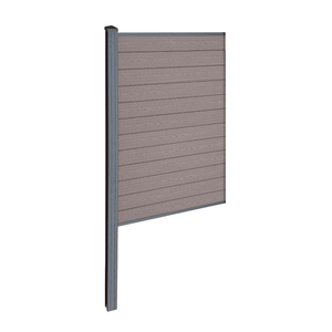 Finley recinzione in WPC modulo intermedio - A: 180 x L: 95 cm - Marrone