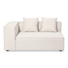 Hailey - Modulo sinistro in beige L: 147 X P: 100 X A: 65 Cm