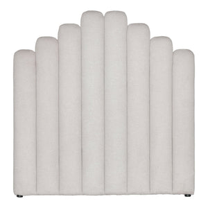Viola testiera 140x143 cm in tessuto beige